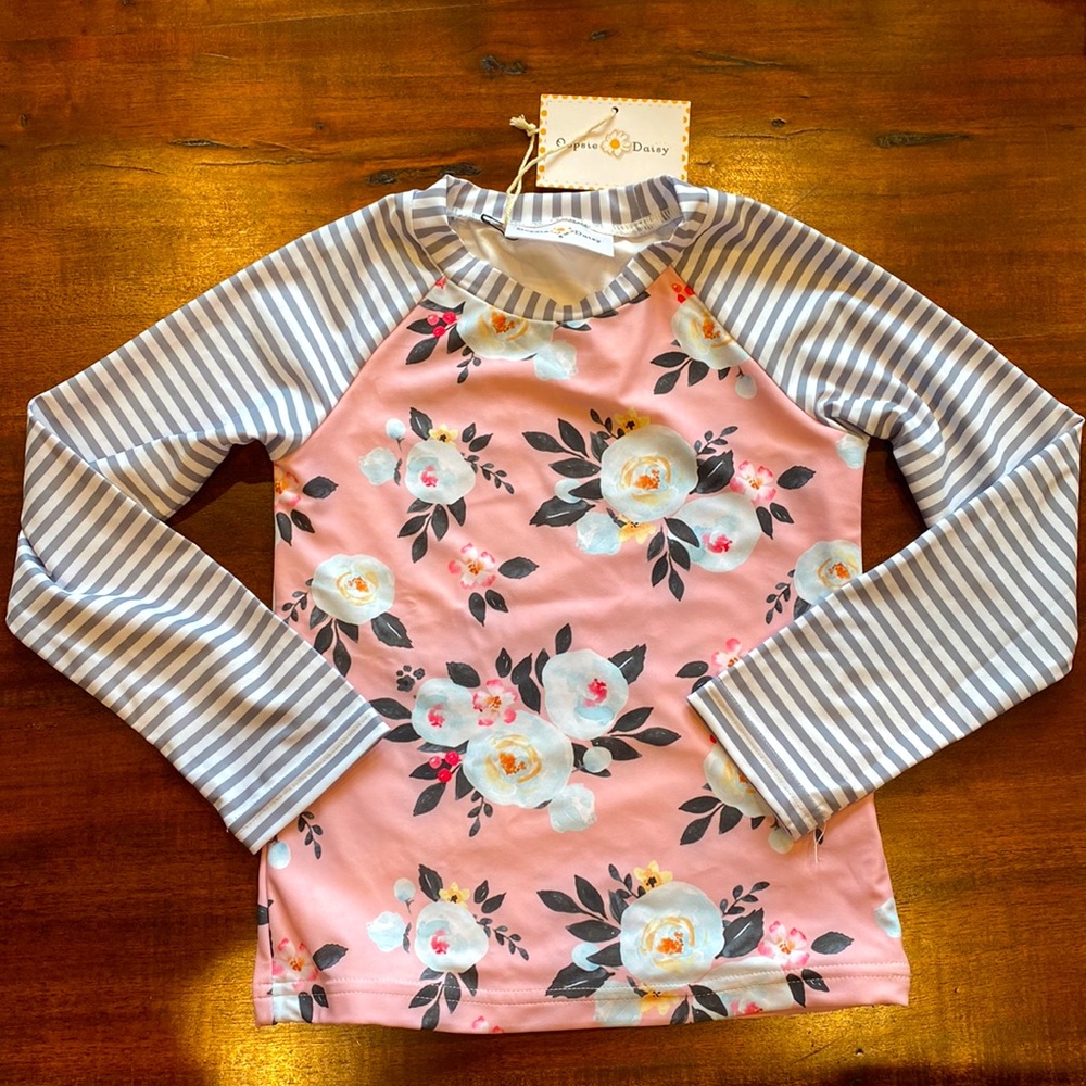 Girls long sleeve rash guard